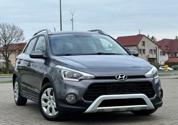 Hyundai i20 cena 34600 przebieg: 162000, rok produkcji 2017 z Ostrołęka małe 704